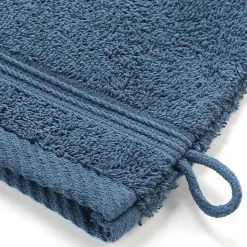 2 gants de toilette 15 x 21 cm eponge unie tendresse Saphir