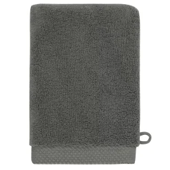 3 gants de toilette Zéro Twist 560 g/m² Anthracite 16x22 cm SENSOFT