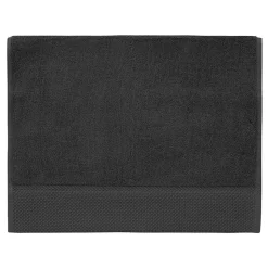 3 grandes serviettes invité Zéro Twist 560 g/m² Noir 40x60 cm SENSOFT