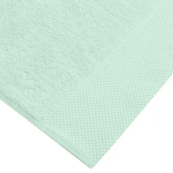 3 grandes serviettes invité Zéro Twist 560 g/m² Menthe 40x60 cm SENSOFT