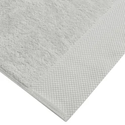 3 grandes serviettes invité Zéro Twist 560 g/m² Gris Perle 40x60 cm SENSOFT