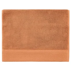 3 grandes serviettes invité Zéro Twist 560 g/m² Brique 40x60 cm SENSOFT