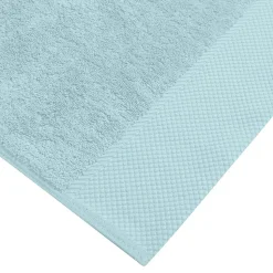 3 grandes serviettes invité Zéro Twist 560 g/m² Bleu Arctic 40x60 cm SENSOFT