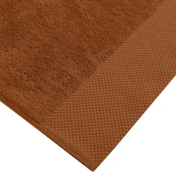 3 grandes serviettes invité Zéro Twist 560 g/m² Auburn 40x60 cm SENSOFT