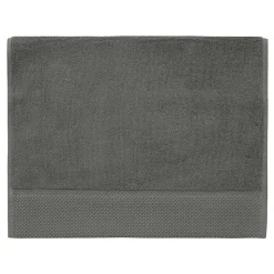 3 grandes serviettes invité Zéro Twist 560 g/m² Anthracite 40x60 cm SENSOFT