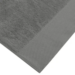 3 grandes serviettes invité Zéro Twist 560 g/m² Anthracite 40x60 cm SENSOFT