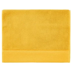 3 grandes serviettes invité Zéro Twist 560 g/m² Safran 40x60 cm SENSOFT