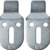 2 pattes de fixation acier zingué pour lavabo
