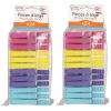 48 Pinces à linge - Plastique - Multicolore
