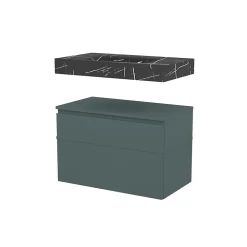 2 équerres de fixation en métal pour plan vasque Stonetec