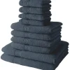 4 Serviettes de bain 30 x 50 + 4 Serviettes de bain 50 x 90 + 2 Draps de bain 70 x 130