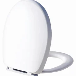 Abattant - Dubourgel - Orly 2 - Blanc - Polypropylène incassable - Fixation rapide