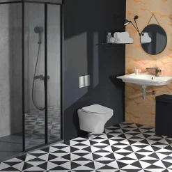 Abattant compact extra-plat JACOB DELAFON Nouvelle Vague descente progressive et déclipsable