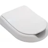 Abattant de WC a ouverture frontale PMR normes handicapé SANINDUSA New WC Care blanc
