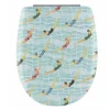 Abattant easy clip à descente assistée au look nageuse (38x49.5 cm - Bleu ciel)