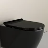 Abattant lunette WC, Cuvette toilettes avec charnières acier - 44,5x35,8cm - U2019