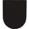 Abattant pour wc déclipsable flat noir