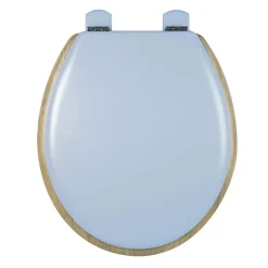 Abattant traditionnel OLFA "rétro pastel" (47x38 cm - Bleu)