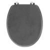 Abattant wc - Effet béton (46x37 cm - Gris)