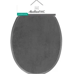 Abattant wc - Effet béton (46x37 cm - Gris)