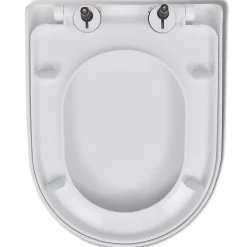 Abattant WC à fermeture en douceur Libération rapide Carré
