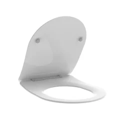 Abattant Wc À Fermeture Ralentie Et Déclipsage Rapide Blanc Forme D