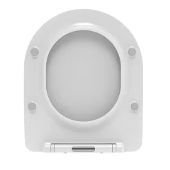 Abattant Wc À Fermeture Ralentie Et Déclipsage Rapide Blanc Forme D
