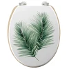 Abattant WC 37 x 46 cm charnieres metal Havane