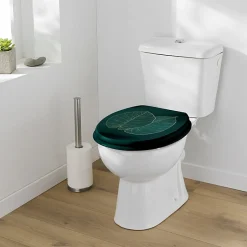 Abattant WC 37.5 x 46 cm en MDF imprimé Jade