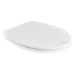 Abattant WC avec frein de fermeture, blanc, GoodHome Morava
