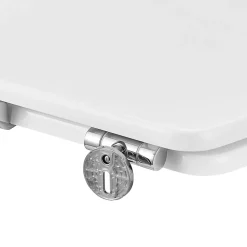Abattant WC avec frein de fermeture, blanc, GoodHome Morava