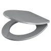 Abattant WC avec frein de fermeture, gris, GoodHome Morava