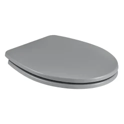 Abattant WC avec frein de fermeture, gris, GoodHome Morava
