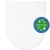 Abattant WC blanc brillant D-Shape Bemis