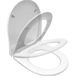 Abattant WC blanc brillant D-Shape Bemis