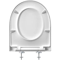 Abattant WC blanc brillant D-Shape Bemis
