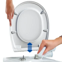 Abattant WC blanc brillant Classic Bemis
