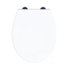 Abattant WC blanc brillant Slim Bemis