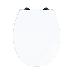 Abattant WC blanc brillant Slim Bemis