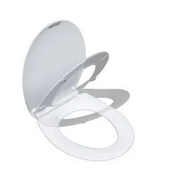 Abattant WC blanc brillant Slim Bemis
