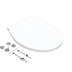 Abattant WC blanc brillant Slim Bemis