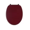Abattant Wc Bordeaux Mat En Mdf Compatibilité Universelle