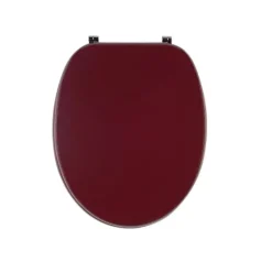 Abattant Wc Bordeaux Mat En Mdf Compatibilité Universelle