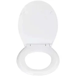 Abattant WC Chaton - Bois - Blanc et orange