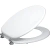 Abattant WC coloris blanc à fermeture standard, 5Five Colors
