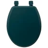 Abattant WC coloris bleu pétrôle à fermeture standard, 5Five Colors