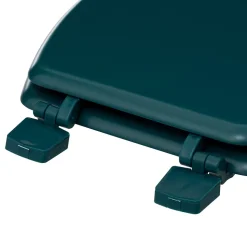 Abattant WC coloris bleu pétrôle à fermeture standard, 5Five Colors