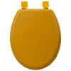 Abattant WC coloris jaune moutarde à fermeture standard, 5Five Colors