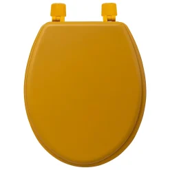 Abattant WC coloris jaune moutarde à fermeture standard, 5Five Colors