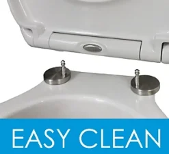 Abattant WC déclipsable avec frein de chute, thermodur blanc, MSV